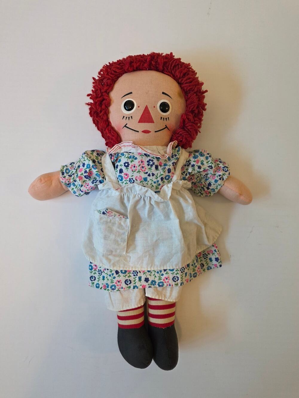 VTG Knickerbocker Toy Company Raggedy Ann Doll 60s 70s Collectible Standard 16"